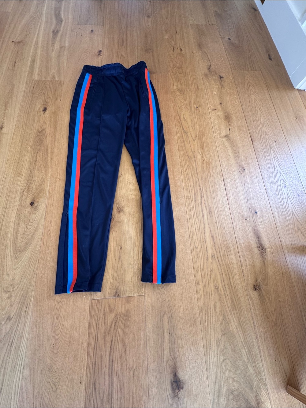 Kule bandier capsule dead stock track pants Navy size small 70s vintage inspired